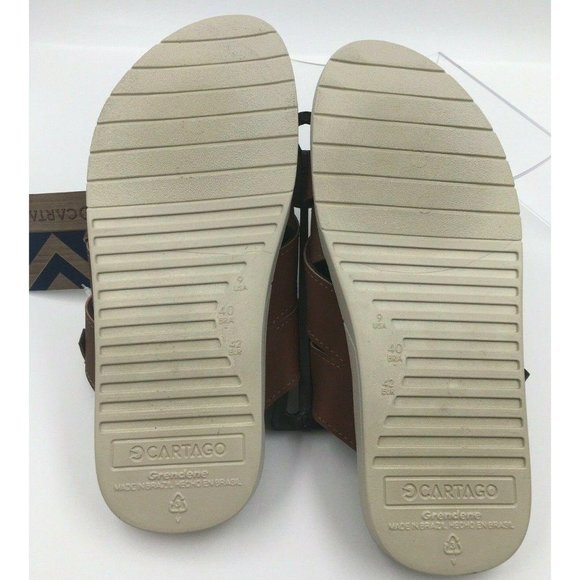 Cartago Valencia Sandals Brown Criss Cross Sandals